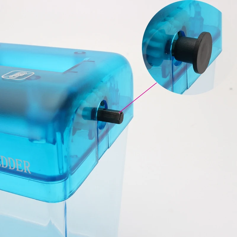 A6 мини ручной шредер настольная бумажная лента резак ручная бумажная дробилка машина для резки бумаги для школы офиса домашнего использования