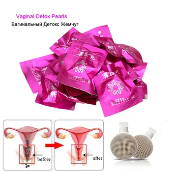 10pcs Vaginal Detox Pearls for Women Beautiful Life Point Tampons Chinese medicine Swab tampons discharge toxins gynaecology pad