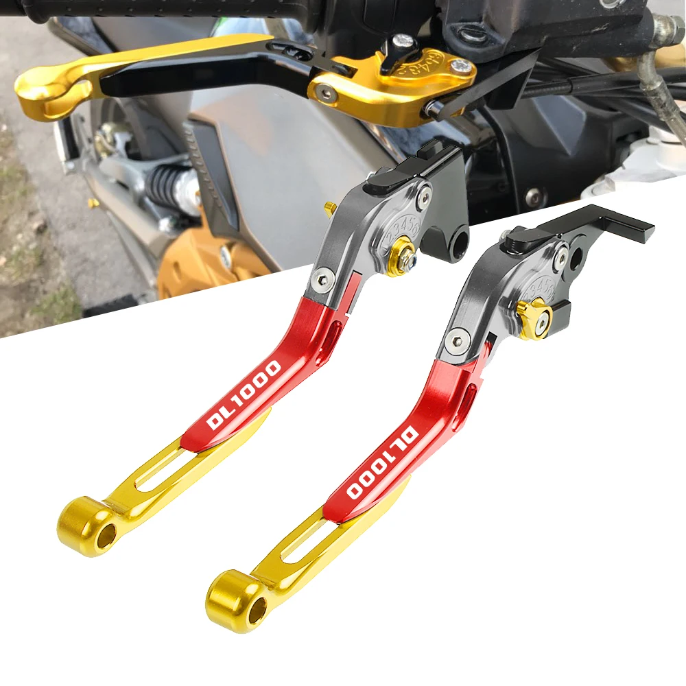 Для SUZUKI DL1000 DL 1000 DL-1000 2002- регулируемые, для гонок мотоцикла тормозные рычаги сцепления аксессуары для мотоциклов