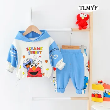 

Baby Boy/baby girl 2 pc/set lovely leisure Hoodie and pants Spring wear 20200314-3