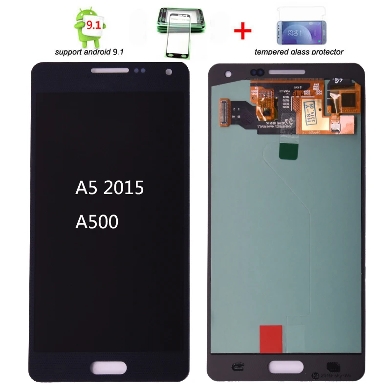 ЖК-дисплей Amoled для Samsung Galaxy A5 2015 A500 A500F A500M A500Y A500FQ и дигитайзер сенсорного экрана в