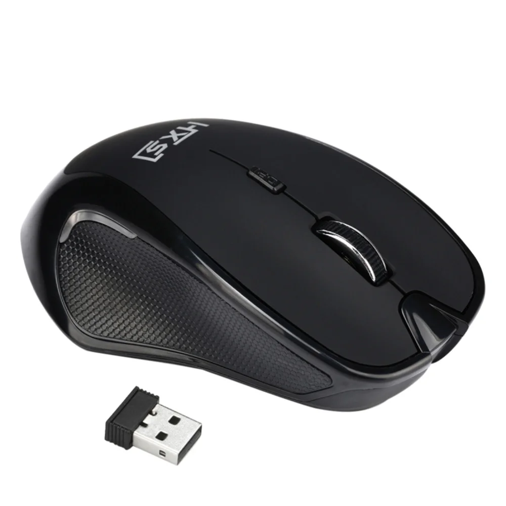 

2.4G 6 Buttons Gaming Mouse Wireless Optical Mouse with DPI Switch (Black)