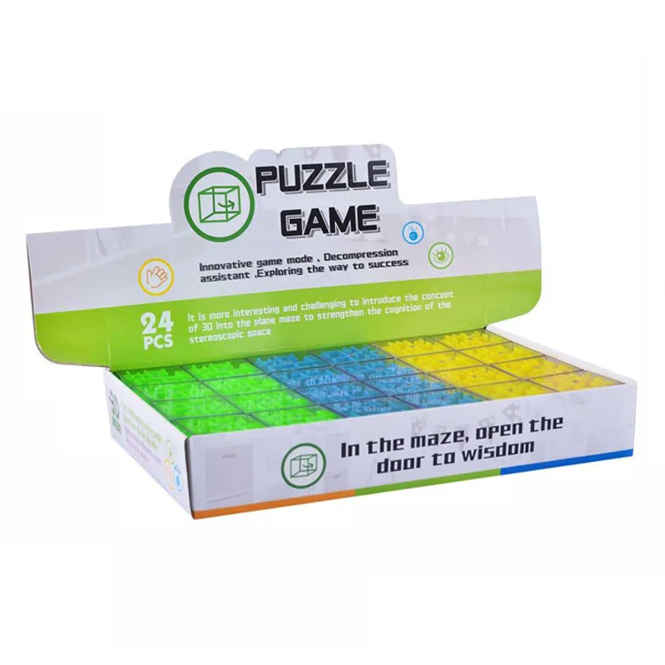 

Children Mini Intellectual Fun Maze Game Balance Ball Bearing Perplexus Pressure Reduction Toy 24 Installed Foreign Trade