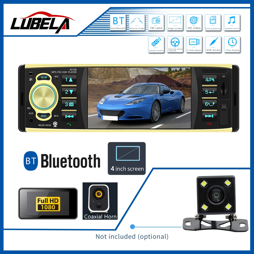 Автомобильный mp3 плеер FM радио Bluetooth громкая связь автомобильный радиоприемник с