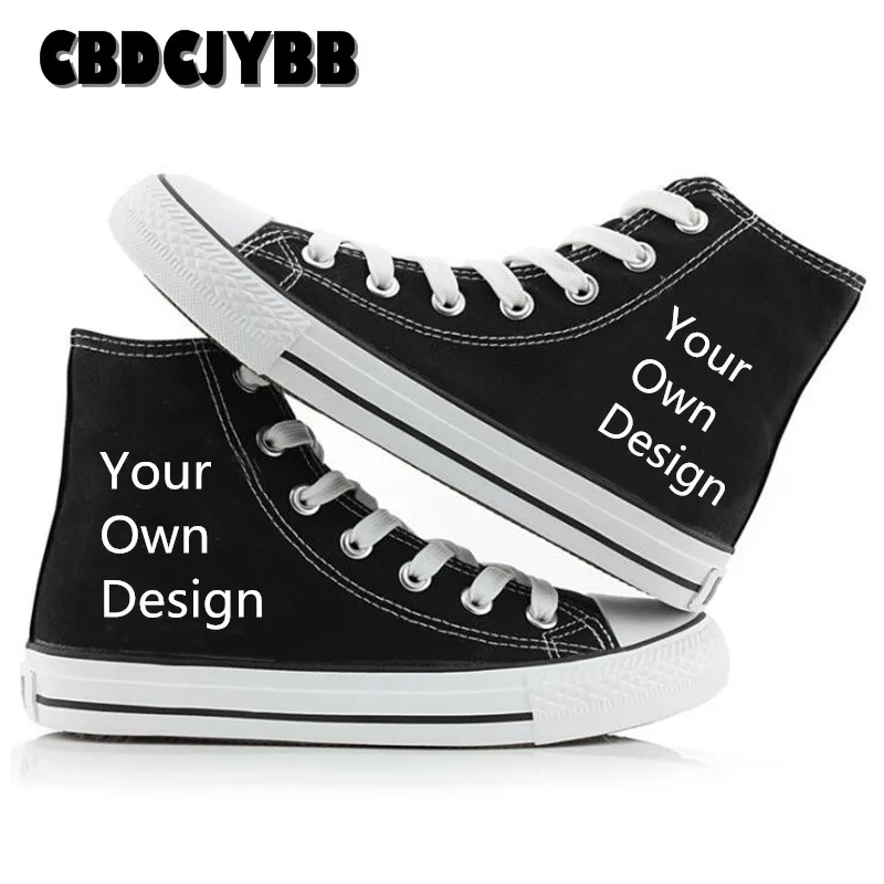Your Own Design Brand Logo Picture Custom Men And Women Diy Skateboarding Shoes Casual High Top Sneakers Men And Women Eur35 44 Skateboarding Aliexpress