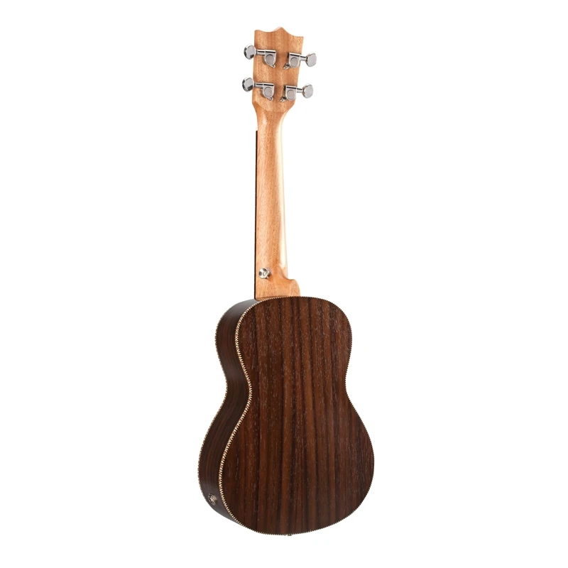 Burks Гавайские гитары укулеле 23 дюймов Акустическая Ukelele ель укулеле 4 струны гитара со встроенным эквалайзером пикап Рождественский подарок