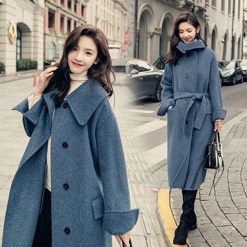 Зимнее женское пальто manteau femme abrigo mujer шерстяное пальто casaco feminino plaszcze damskie bayan Mount manteau femme hiver