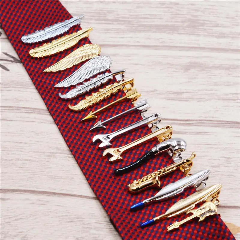 Мужской подарок зажим для галстука крылья листья Орел Hu High Jian заколка на шарф