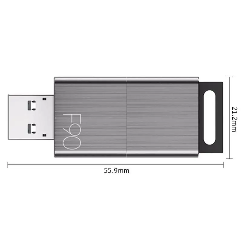 EAGET F90 Портативный Бизнес металлический USB 3,0 U Диск флеш-накопитель данных ручка 16/32/64/128/256 ГБ для WIN 10