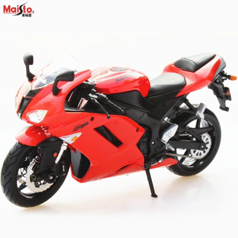 

Maisto 1:12 Kawasaki Ninja ZX-6R Scrambler simulation alloy motocross Series original authorized motorcycle model toy car Collecting gifts