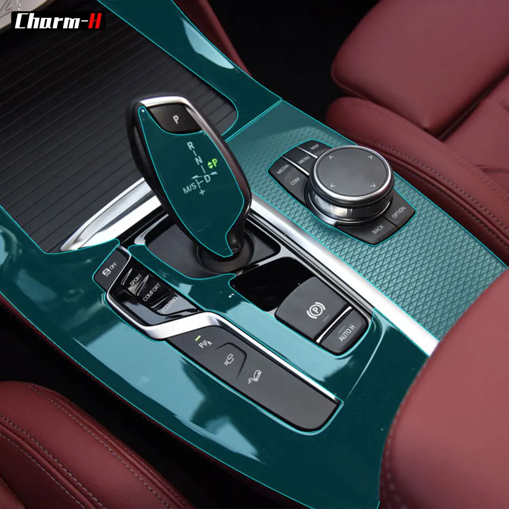 

For BMW X4 G02 2018-Present Car Door Center Console Gear Shift Panel Interior Cover Trim TPU Protector Film Sticker Accessories
