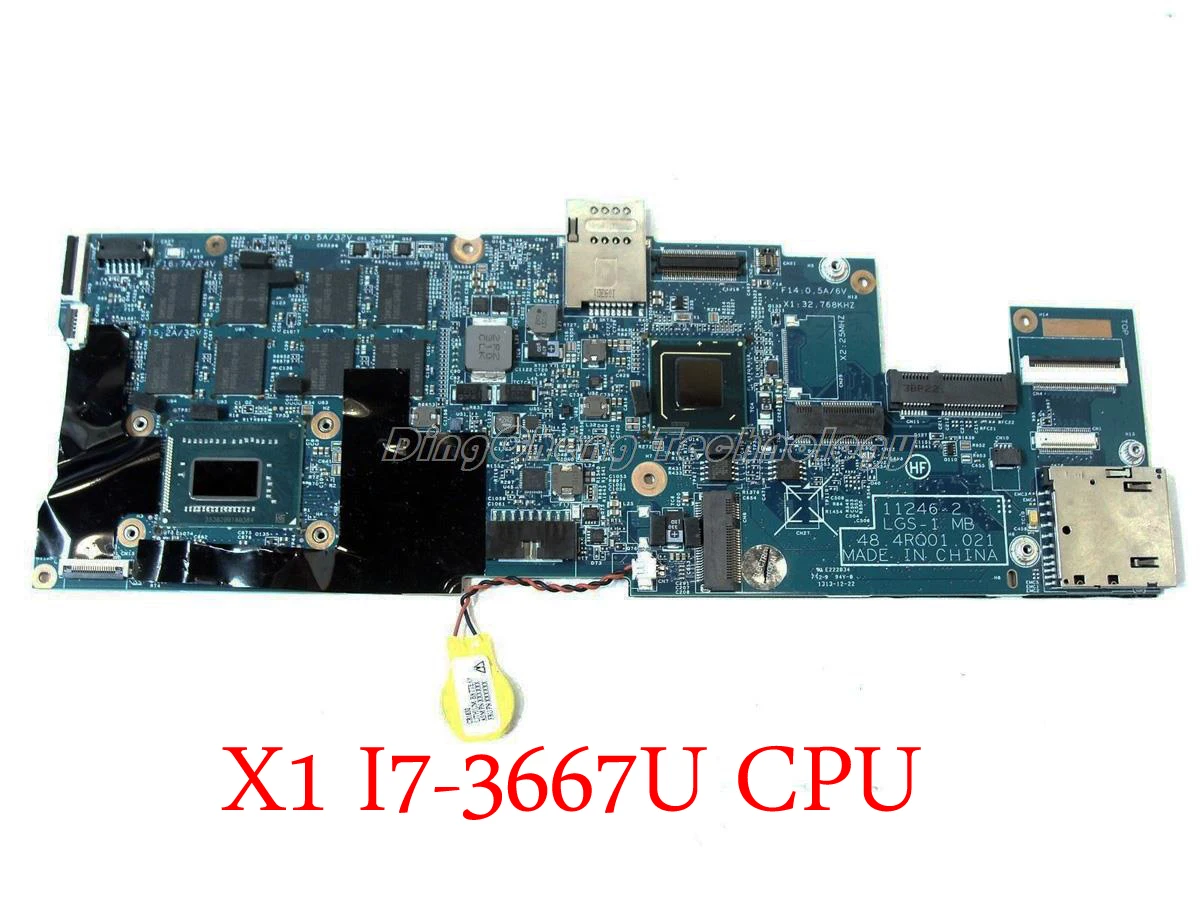 Материнская плата для ноутбука Lenovo ThinkPad X1 04X0495 48.4RQ01. 011 I7-3667U CPU 8GB 11246-2 100%