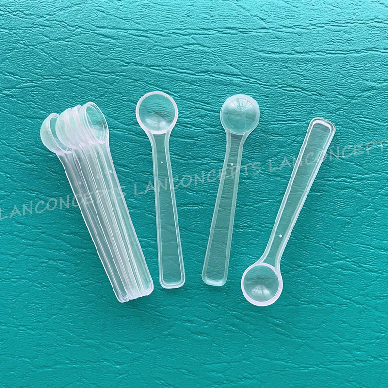 0.25 micro scoop 5ml plastic spoon 10
