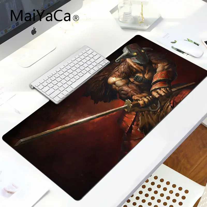 LockEdge 30X90cm MaiYaCa Новое поступление Dota 2 Juggernaut прочный резиновый коврик для мыши коврик большой коврик для Мыши Компьютерный коврик для ПК - Цвет: LockEdge 30X90cm