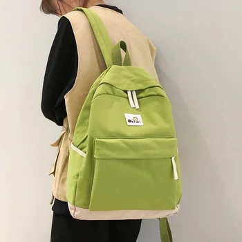 

Student Female Cute Backpack Harajuku Waterproof Nylon Women School Bags Girl Book Kawaii Backpack Fashion Ladies Luxury Bag New