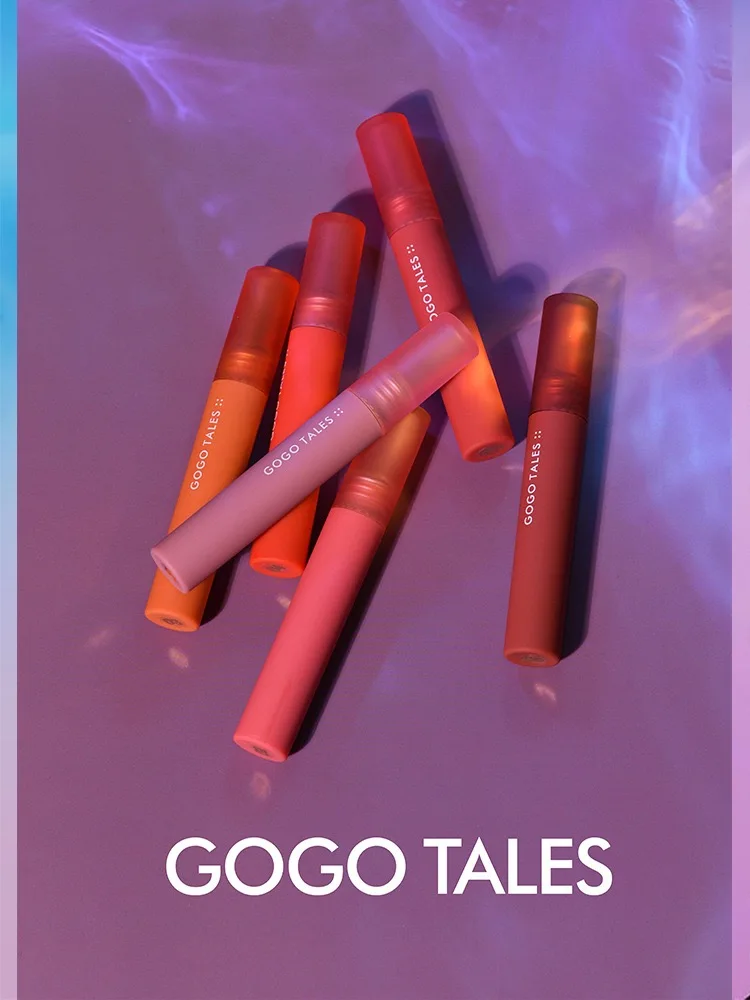 

Air velvet lip gloss matte 6 colors sexy lips makeup long lasting wear waterproof brighten lips nude makeup cosmetics