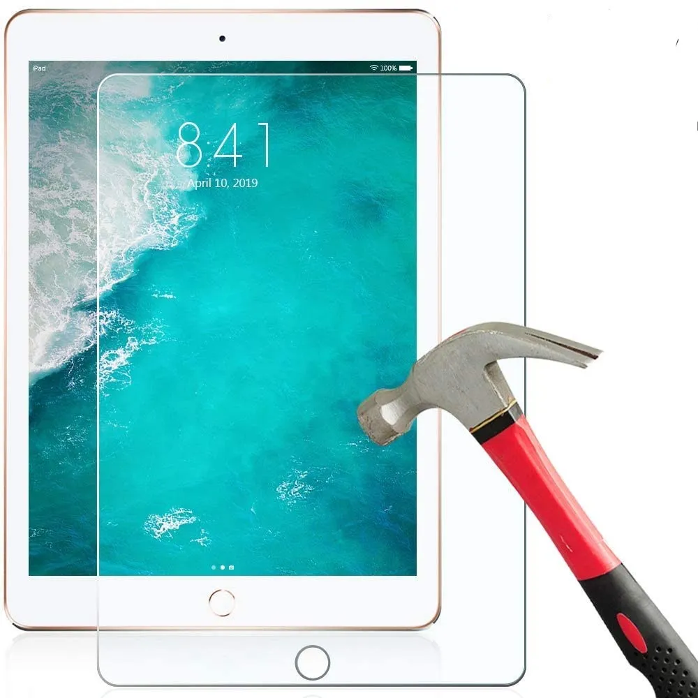 Templado Premium de cristal para iPad 9,7 2018, 2017 2 1Pro 9,7 protector de pantalla para iPad 8 10,2, 2019, 2020 película protectora