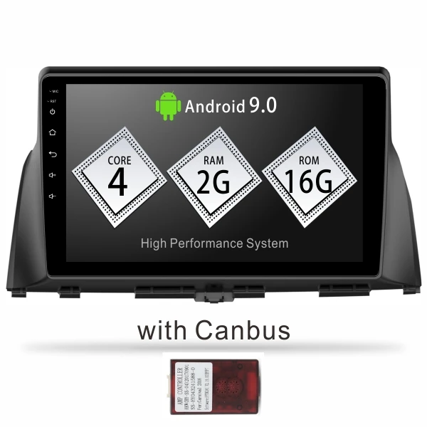 With Canbus Dinpei Android 9,0 автомобильный dvd-плеер gps навигация Мультимедиа для KIA Optima K5 радио MP5 wifi Carplay Android авто - Цвет: With Canbus