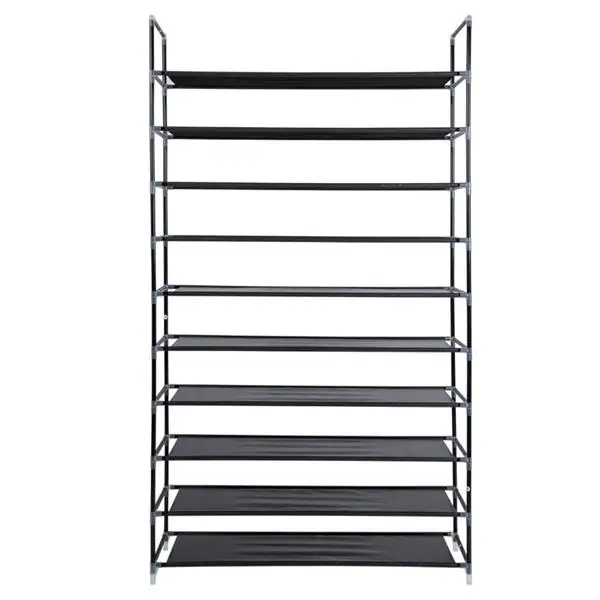 

10 Layer Shoe Rack Organizer Nonwoven Fabric Home Shoes Storage Organizer Easy to Install Shoe Cabinet Stand Holders Space Saver