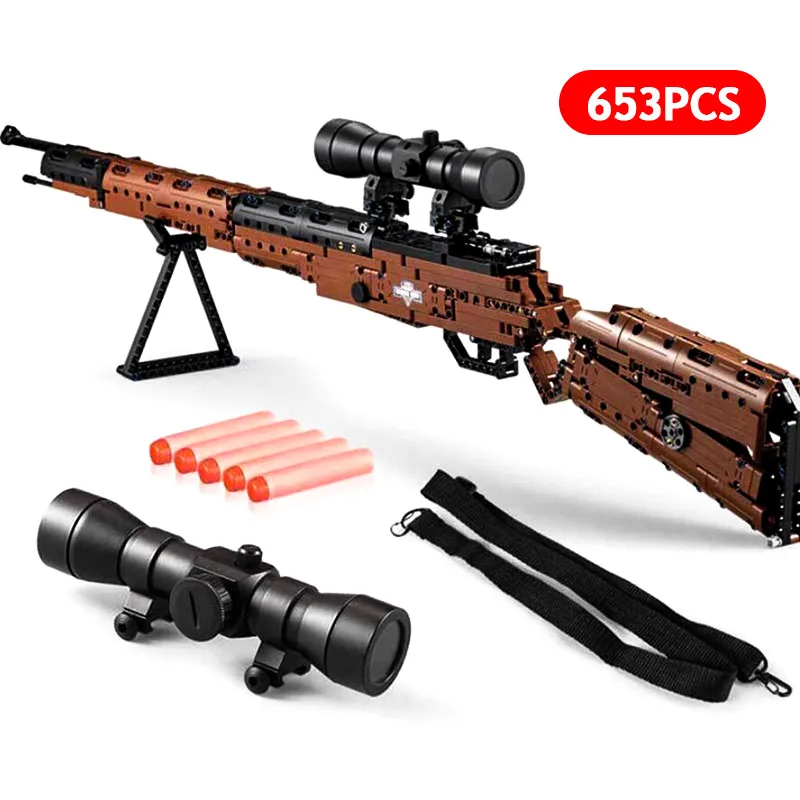653 шт. Diy строительные блоки Kar98K ружьё модель Совместимые бренды