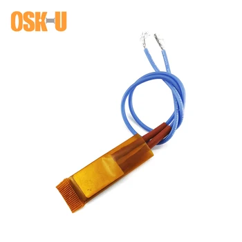 

2PCS 25x15x3.5mm Thermostatic PTC Heater Element 12V 80/120/200C Insulating Film PTC Heating Element for Egg Boiler