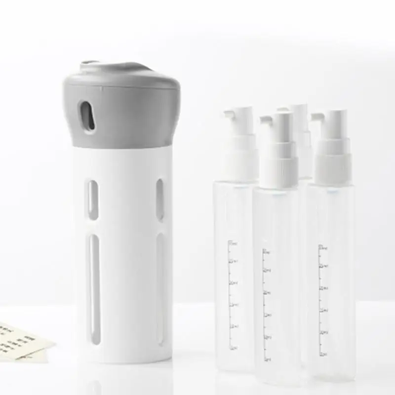 

Lotion Bottle Travel Bottle 4 In 1 Lotion Set Can Add Liquid Lotion Cream Container Set Liquid Bathroom Storage Bottle