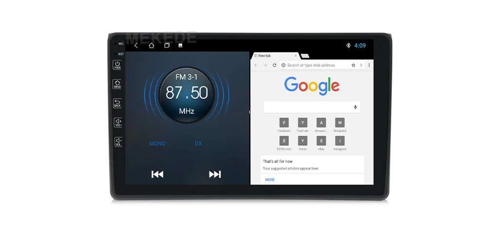 MEKEDE Android 2 Din Автомобильный мультимедийный плеер gps Automotivo для Audi/A4/S4 2002-2008 2.5D ips экран Поддержка carplay 4G sim-карта