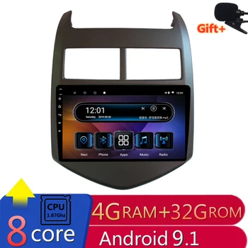 

9" 4G RAM 2.5D IPS 8 Core Android 9.1 Car DVD Multimedia Player GPS for Chevrolet Aveo 2011 2012-13 car radio stereo navigation