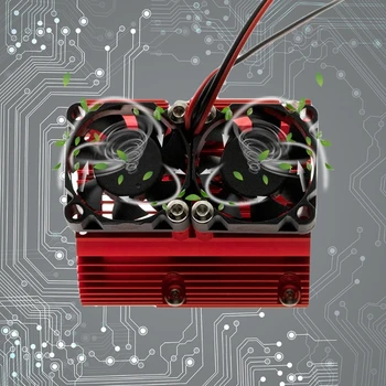 防水 320A(60A) はファンesc電気スピードコントローラため 1/10 rcカーrcボートタンク部
