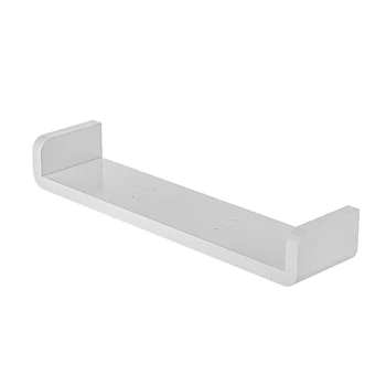 

White Home Storage Holder Waterproof Cosmetic Shelves Kitchen Storage Rack Wall Hanging Bathroom Shower Shelf Accessories