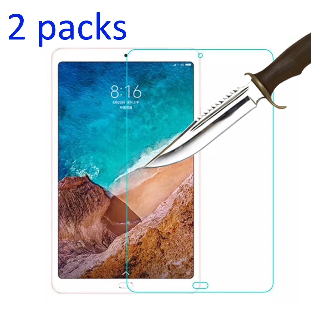 2PCS screen protector for Xiaomi mipad Mi pad 1 2 3 4 5 pro 7.9 8.0 10.1 glass film tempered glass screen protection 2
