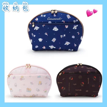 

Cartoon Cute Hello Kitty Cinnamoroll Little Twin Star Girls Cosmetic Bag Limited Edition Woman Storage Makeup Bag Organizer