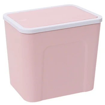 

Bathroom Trash Cans Kitchen Dustbin Recycling Garbage Square Bins Paper Gap Trash Urn for Garbage Bathroom Accessories
