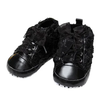 

Baby Girls Boys Cute Dot Bow Soft Sole Anti-slip Toddlers Shoes style G