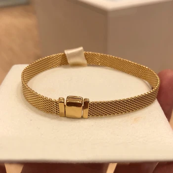 

High Quality 14K Gold Plated Brand Bracelet For Women silver 925 jewelry pulseras de plata de ley 925 mujer