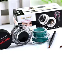 2 шт инструмент набор для бровей Макияж глаз стойкая, быстро сохнут, принимаем заказы крем косметика Водонепроницаемый двухцветная Для женщин подводка-гель для глаз для Music Flower