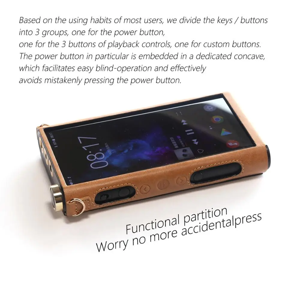 FiiO M15 【ほぼ新品】 + レザーケース 【新品】