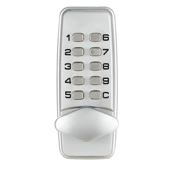 

OS38D The first generation mechanical code lock silver Zinc alloy Waterproof and rustproof Courtyard door lock