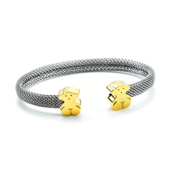 

Silver Cuff MeshBracelet Bangle Bracelet Fashion Women Jewelry Gift Bracelet BZGSXSZ-S