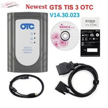 V14.30.023 otc tis3 reprogramação flash para carros de toyota scanner otc3 mais função de diagnóstico software de atualização livre em linha otc3