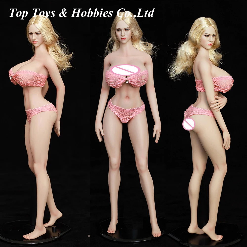 

In stock 1/6 Silicone Asian Female Body 28xl Full Body Movable Seamless Glued KT color Soldier Body without KT004 head