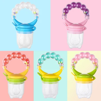 

1Pcs Food Nibbler Baby Pacifiers Feeder Kids Fruit Feeder Nipples Feeding Safe Baby Supplies Nipple Teat Pacifier Bottles
