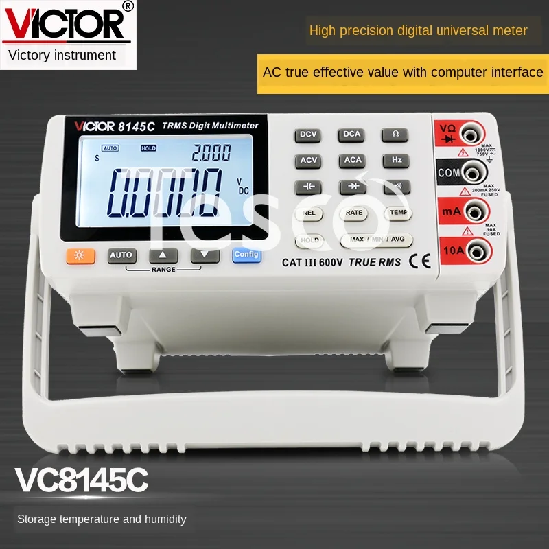 

Desktop multimeter VC8145C high precision digital multimeter multimeter with computer interface