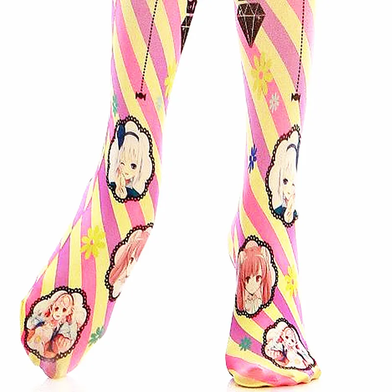 Женские колготки милые теплые с принтом для маленьких девочек|women tights|tights patternpattern