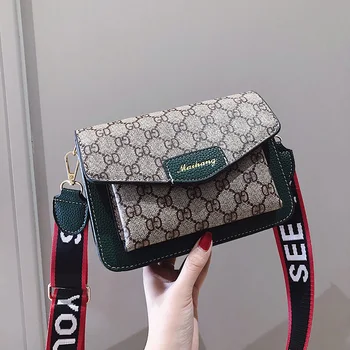 

ins Hong Kong style small bag female 2019 new Korean version of the Mori girl wild foreign broadband shoulder messenger bag tide