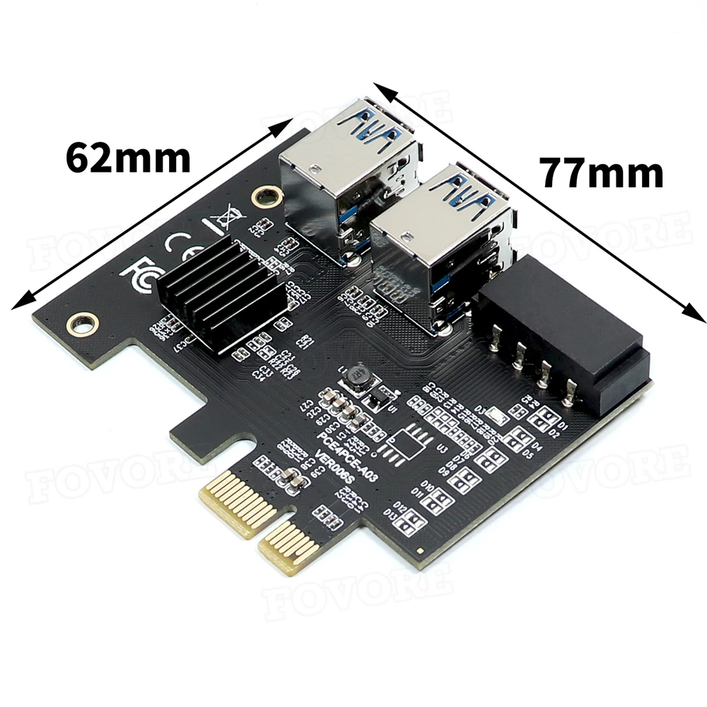PCI Express - Carte PCIe 1 à 4 Emplacements, 16 Em... - Grandado