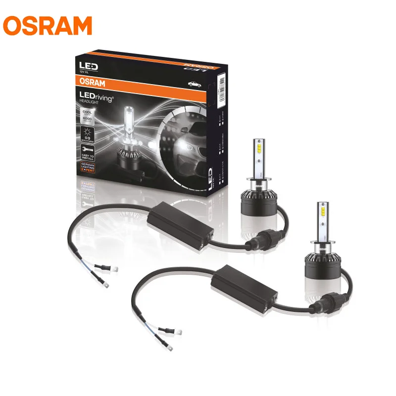 OSRAM СВЕТОДИОДНЫЙ riving H1 16150CW 12V 6000K холодный белый Светодиодный Автомобильная фара оригинальные лампочки 50% больше яркости, пара