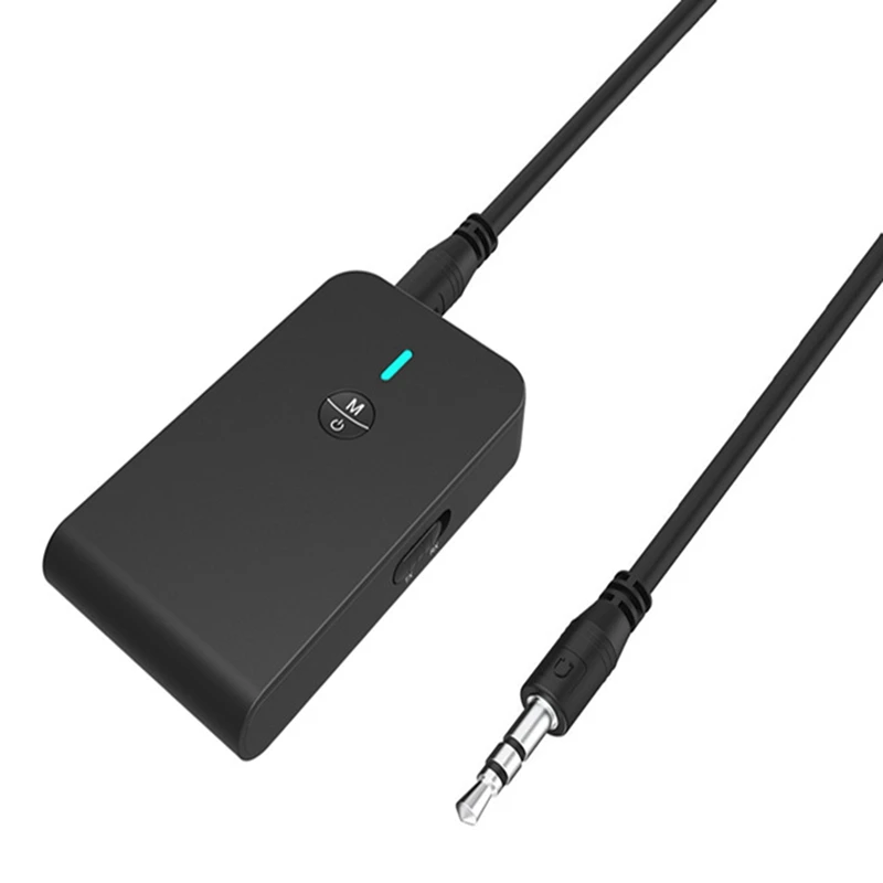AptX Low Latency 5 0 Bluetooth Transmitter Receiver 2 In 1 o Wireless Adapter for Car TV PC Speaker Headphone 3 5MM Aux Jack