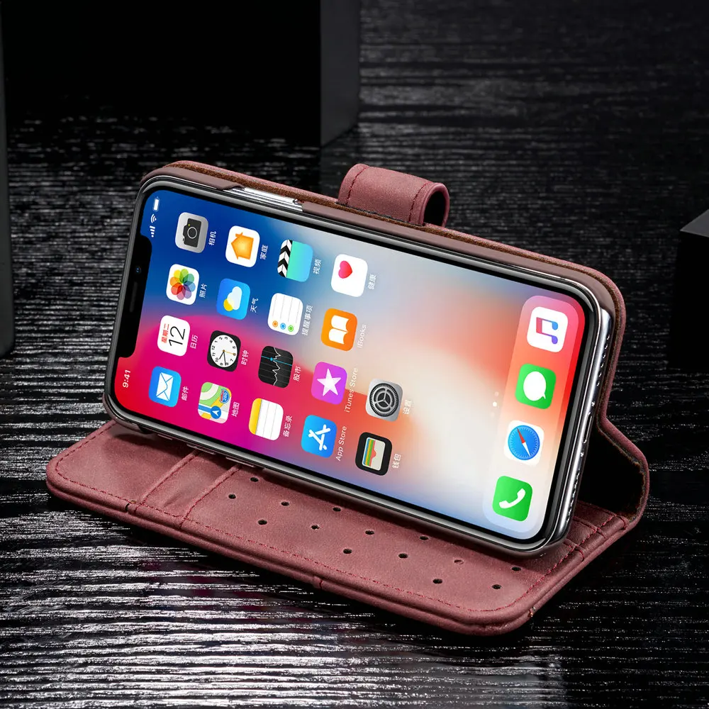 Откидная крышка для iPhone 11Pro Max, кожаный чехол-кошелек с подставкой для карт, чехол для iPhone 11 с магнитной задней крышкой, ремешок