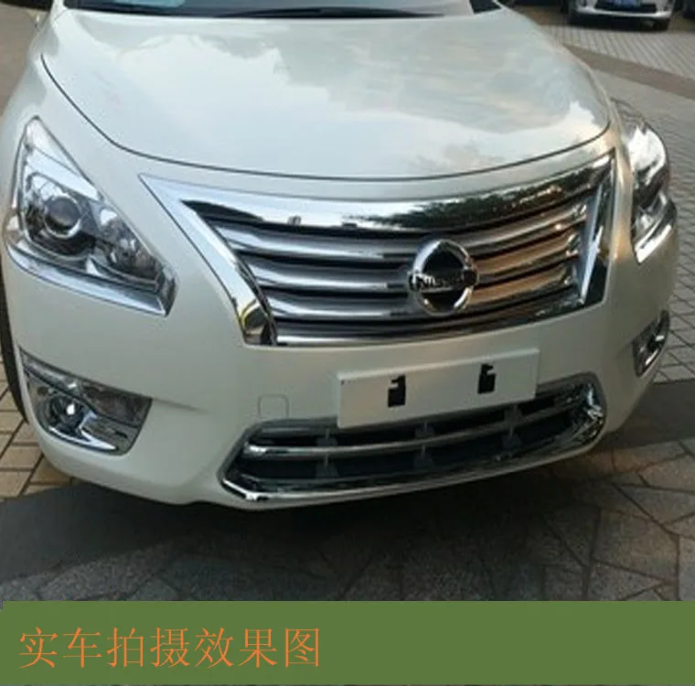 ABS Хромированная передняя Центральная решетка Накладка для Nissan Teana Altima L33 2013